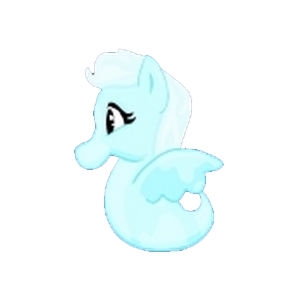 Glowing Aqua Seapony